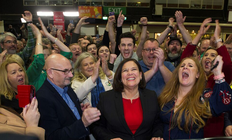 El nacionalismo de izquierda resultó triunfador en las elecciones de Irlanda 