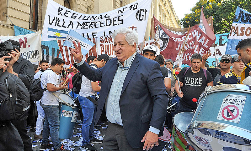 Judiciales de la Nación se movilizó para rechazar el proyecto de reforma previsional de jueces y empleados del sector