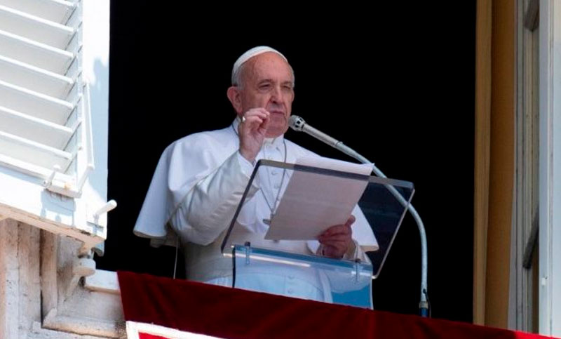 El papa Francisco criticó a la «gente que hace la guerra y no sabe dominar sus pasiones»