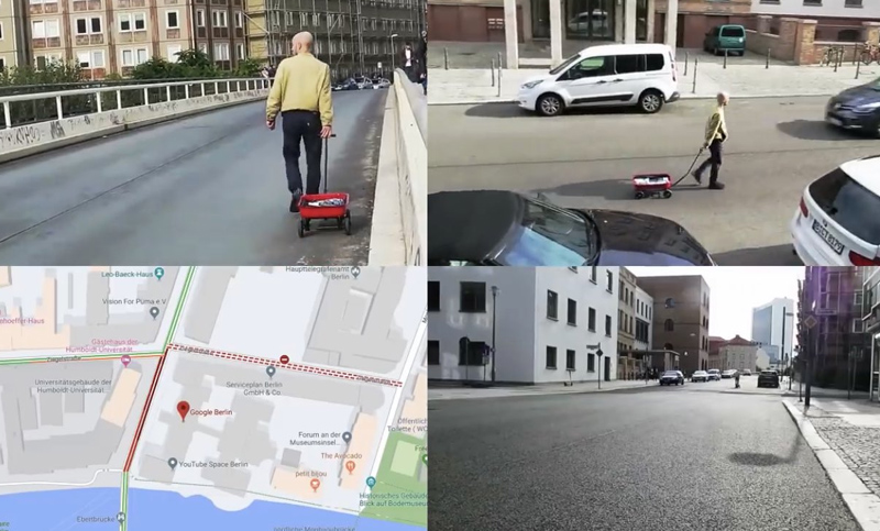 Un artista alemán hackeó el servicio de Google Maps y se volvió viral