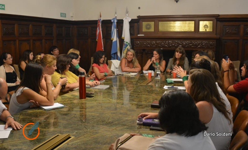 El Concejo recibió a la Campaña Nacional por el Derecho al Aborto Legal, Seguro y Gratuito
