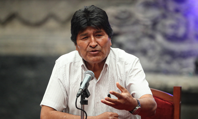 Para Evo Morales, su inhabilitación como candidato fue instruida por Estados Unidos