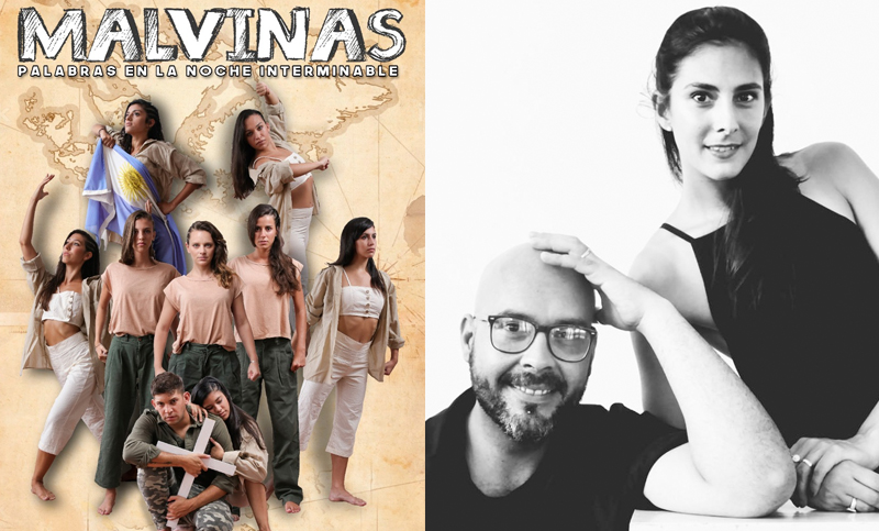 Con elementos del teatro y la danza, se presenta “Malvinas”