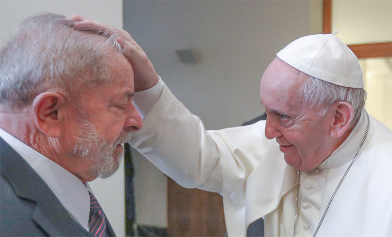 Por recibir a Lula, el gobierno de Bolsonaro llamó «izquierdista» al Papa