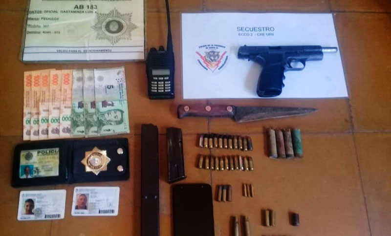 Detienen a un ex policía denunciado por violencia de género con drogas y armas
