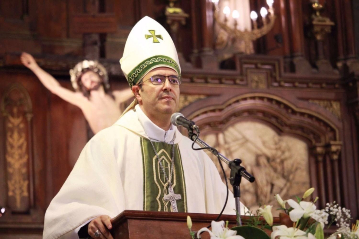 El obispo de Mar del Plata dará misas vía streaming