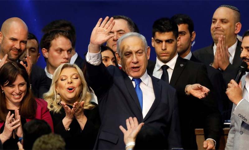 Elecciones Israel: Netanyahu roza la mayoría con el 90% de los votos escrutados