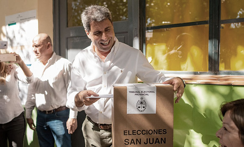 Uñac derrotó a Gioja por casi 40 puntos en las internas del PJ de San Juan