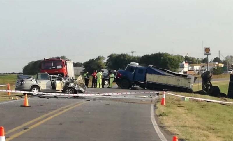 Siniestro fatal: un automovilista murió al chocar con un camión