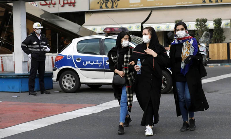 Irán reportó hoy nuevos casos de coronavirus y los enfermos llegan casi a 25.000