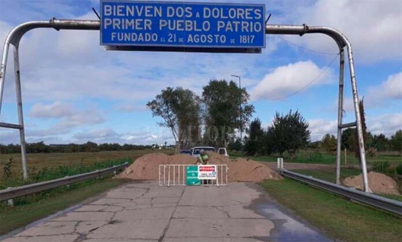 Municipio de Dolores bloqueó ingresos a la ciudad con montículos de tierra