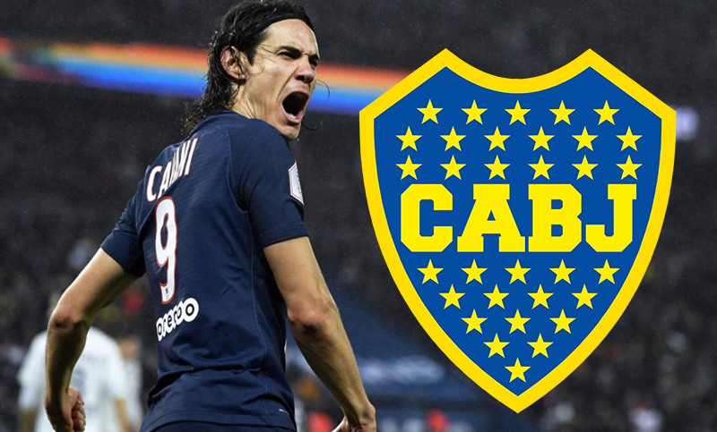 El uruguayo Cavani en la mira de Boca Juniors