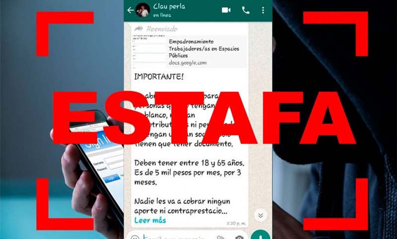 Alertan por cadenas falsas de WhatsApp sobre subsidios