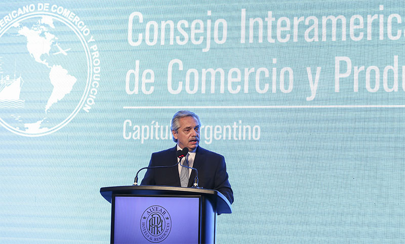 Fernández ante empresarios: «No es posible que los precios sigan subiendo»