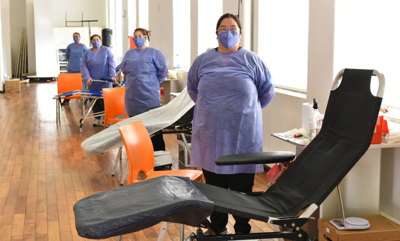 Campaña de donación de sangre en el Distrito Centro