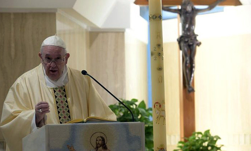 El Papa pidió «prudencia y obediencia» en la salida gradual de la cuarentena