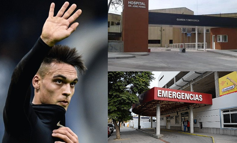Lautaro Martínez realizó donaciones a dos hospitales de Bahía Blanca