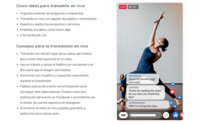 facebook consejos covid19
