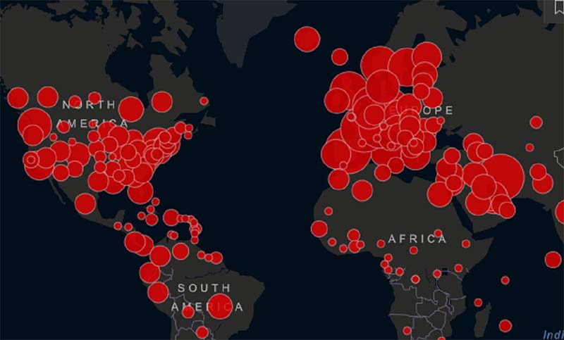 Casi 2,3 millones de casos y más de 150 mil muertes por coronavirus en el mundo