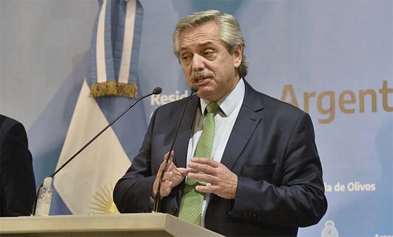 El Presidente convocó a «trabajar unidos para poner a la Argentina de pie»