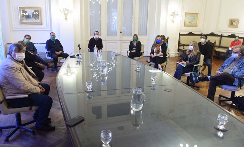 El intendente se reunió con sindicatos para coordinar acciones frente al coronavirus