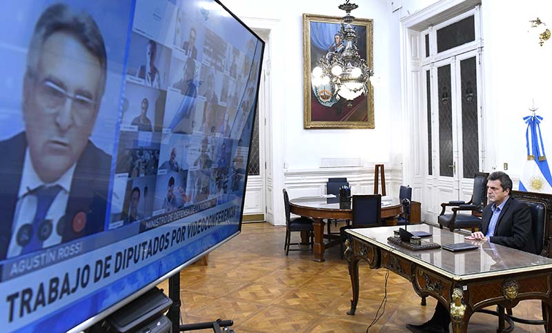 Coronavirus: el ministro de Defensa presentó un informe de gestión en Diputados