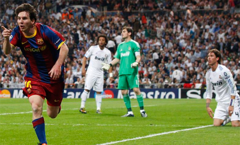Hace nueve años, Messi daba el golpe en el Santiago Bernabéu