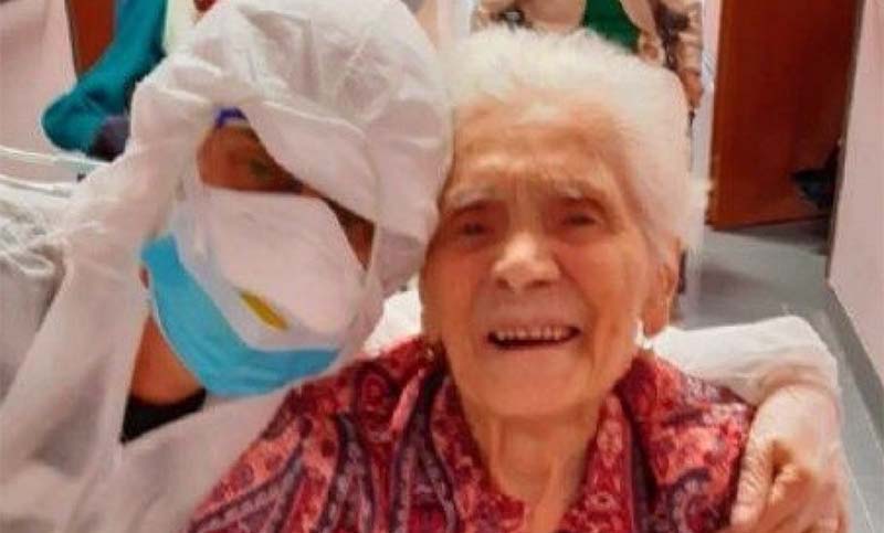 Una abuela de 104 años se recuperó del coronavirus