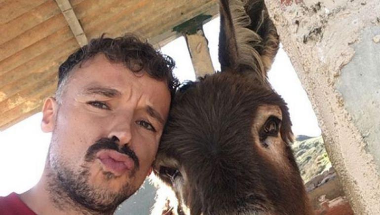 El emotivo reencuentro de una burra con su dueño tras dos meses de confinamiento