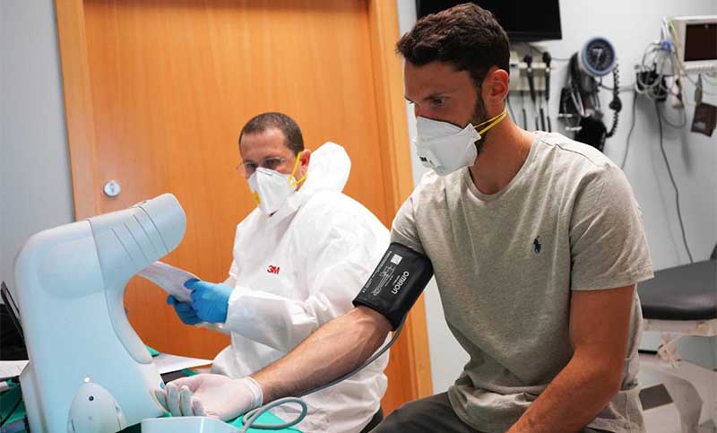 Jugadores con coronavirus en Portugal, España e Inglaterra