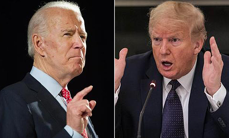 Biden dice que Trump es «totalmente irresponsable» por promover el uso de hidroxicloroquina