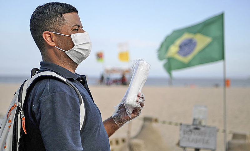 La pandemia de coronavirus avanza en Brasil, con más de 7.300 muertos