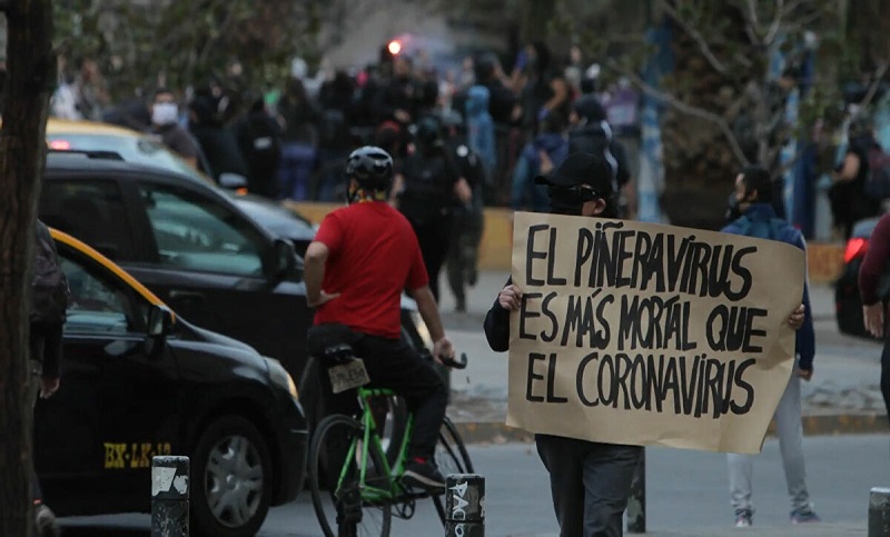 Chile: con récord de muertes por coronavirus, volvieron las manifestaciones contra el gobierno de Piñera