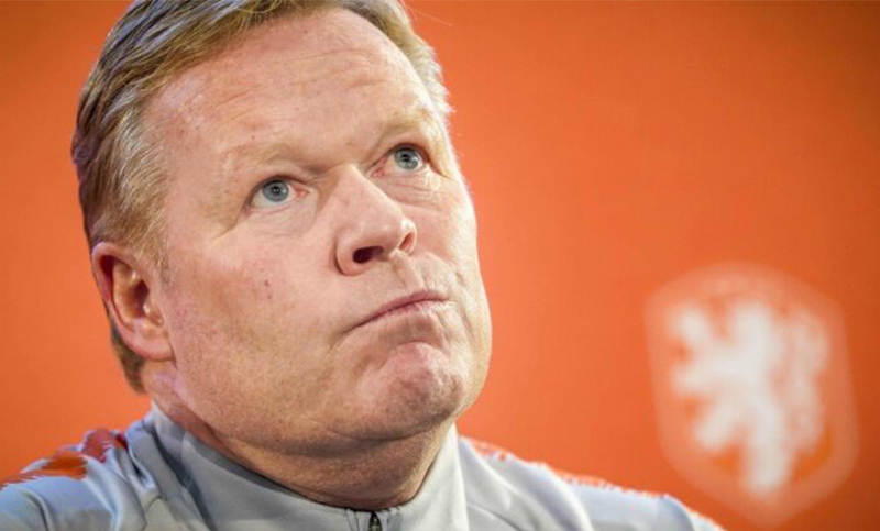 Ronald Koeman fue hospitalizado por un problema cardíaco