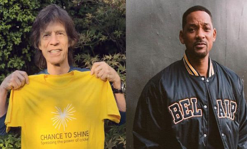 Mick Jagger y Will Smith participaron de una transmisión benéfica de India