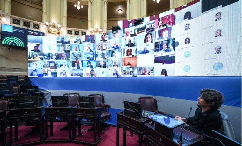 Diputados superó de manera satisfactoria la prueba de funcionamiento y podría haber sesión virtual