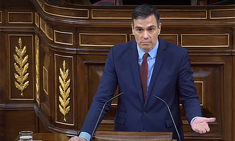 Sánchez justifica el estado de alarma con mayor costo político: «No hay salida en el desorden»