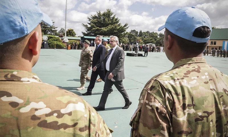 El Presidente saluda al Ejército Argentino con un agradecimiento por el trabajo durante la pandemia