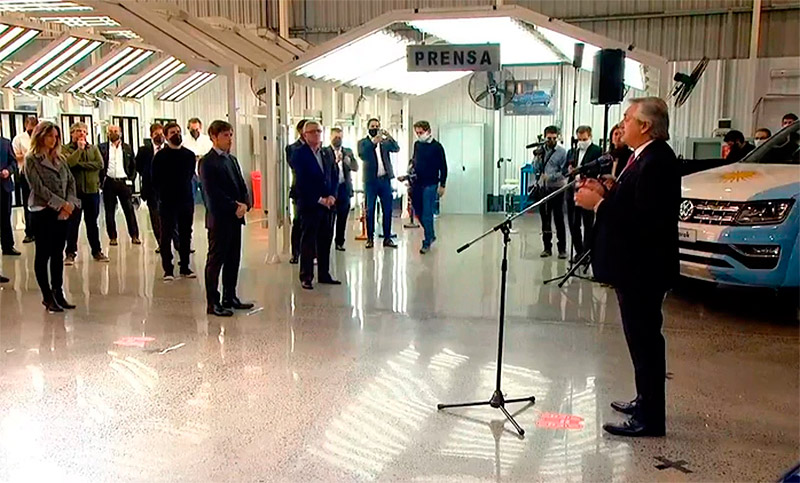 Tras el regreso a la producción automotriz, el Presidente recorrerá Toyota en Zárate