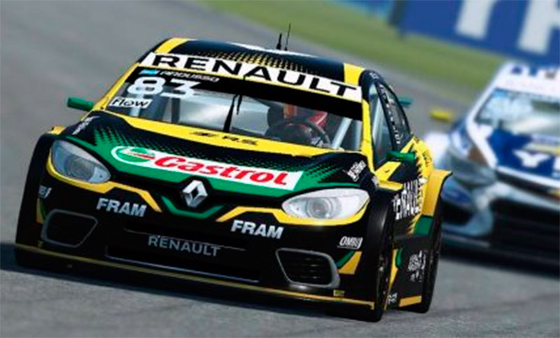 Facundo Ardusso ganó el Super TC2000 virtual del Autódromo de Rosario
