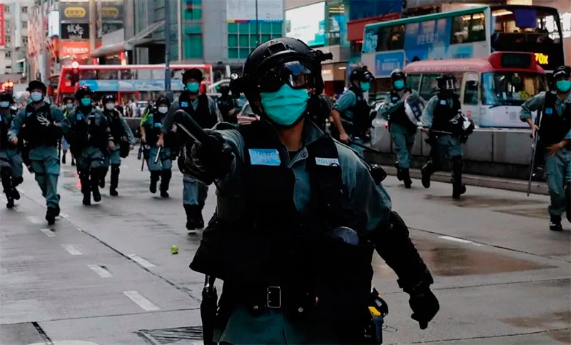 Protestas, represión y detenciones masivas en Hong Kong