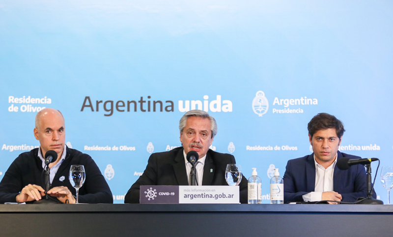 Alberto Fernández: «Les pido que no aflojen»