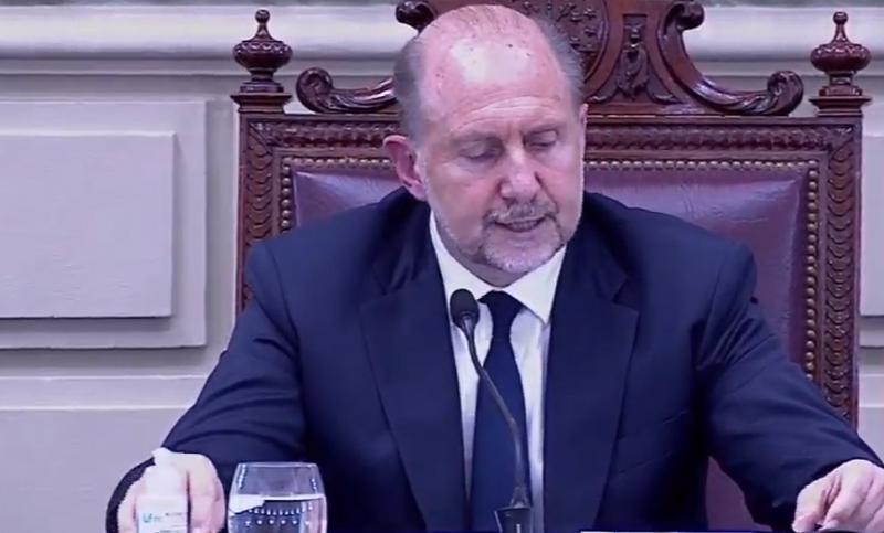 Perotti en la Legislatura: «Gracias a las medidas tomadas la provincia está más preparada para combatir el coronavirus»