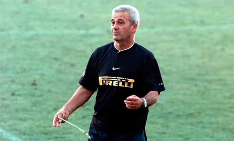 Falleció el italiano Luigi Simoni, técnico campeón con el Inter de Milán