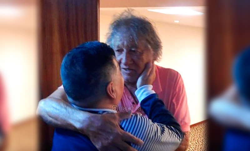 El recuerdo del Diego para el Trinche: «Con tu humildad nos bailaste a todos»