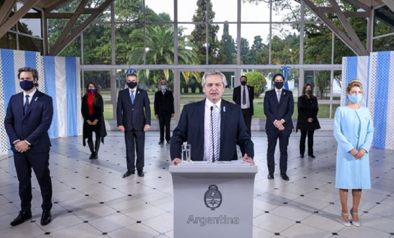 Fernández: «Trabajamos cada día para levantar a la Argentina de la postración en la que estaba»