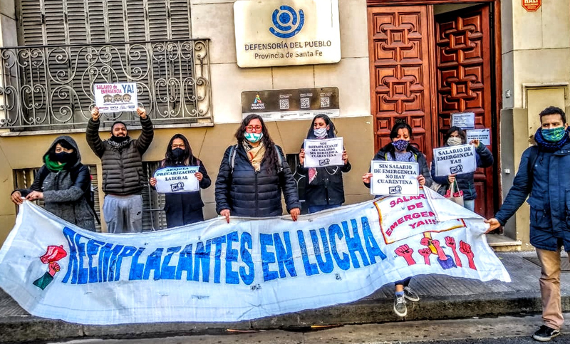 Docentes reemplazantes llevaron su reclamo a la Defensoría del Pueblo