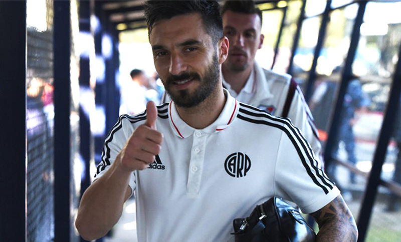 Scocco: «Me hicieron sentir como si hubiera jugado en River toda la vida»