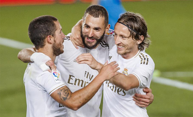 Real Madrid ganó en casa y sigue de cerca al Barcelona