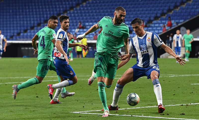 Real Madrid venció a Espanyol y es el único puntero de la Liga